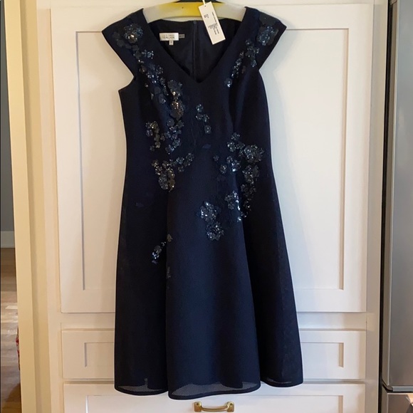 EUC Teri Jon Cocktail Dress, Sz 14 - Picture 1 of 5